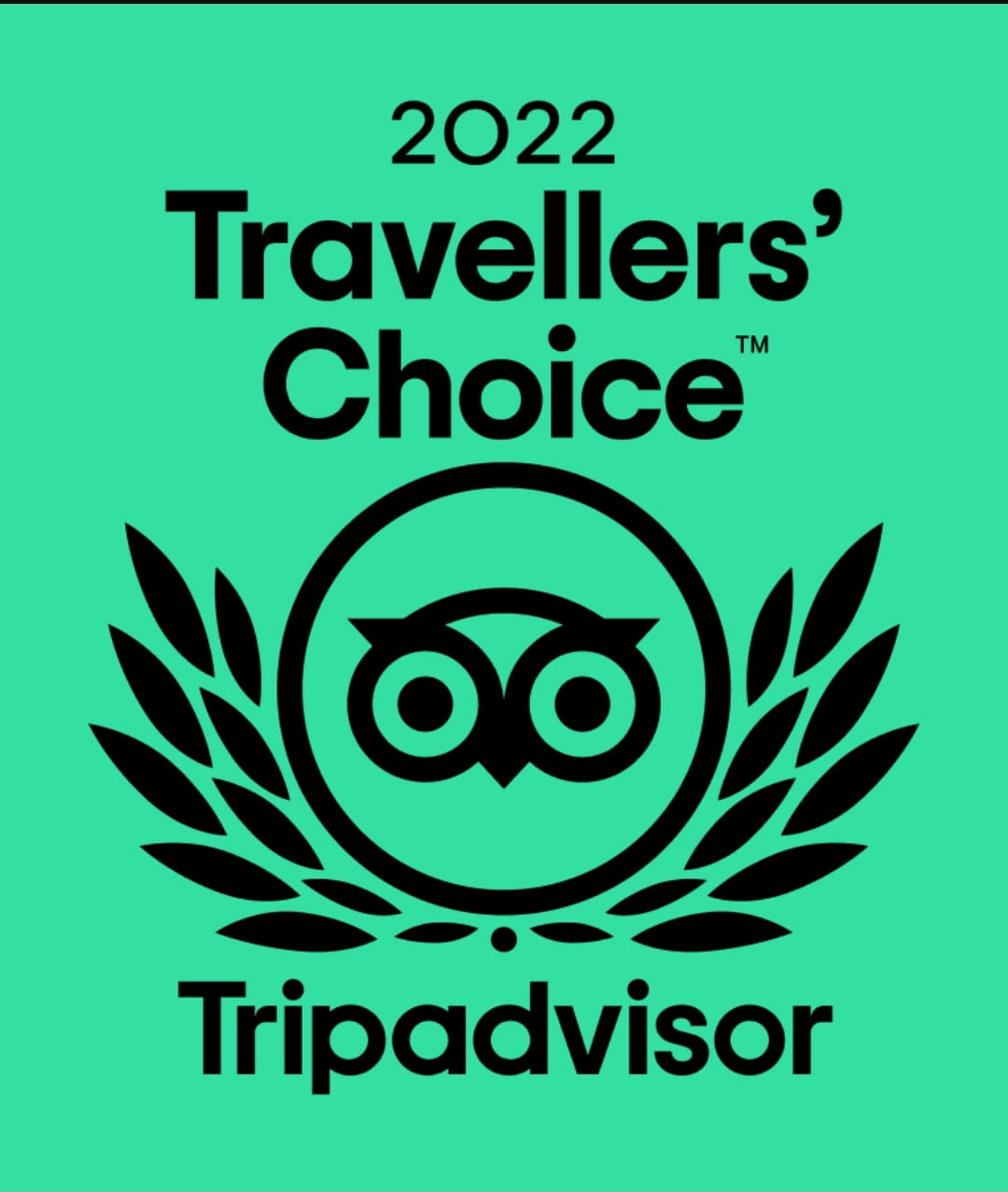 Tripadvisor certificate for 2022